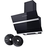 CIARRA CBCB6736N Campana Extractora 60cm 750m³-h 210W -Pantalla Táctil - 3 Velocidades - Evacuación al Exterior y…
